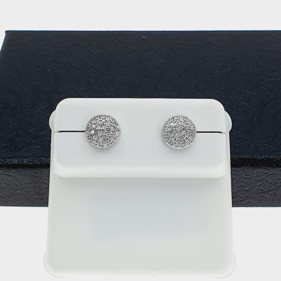 "925 sterling silver luxury CZ earrings for women/girls, Best for gift, RJUS2015 - Picture 10 of 11